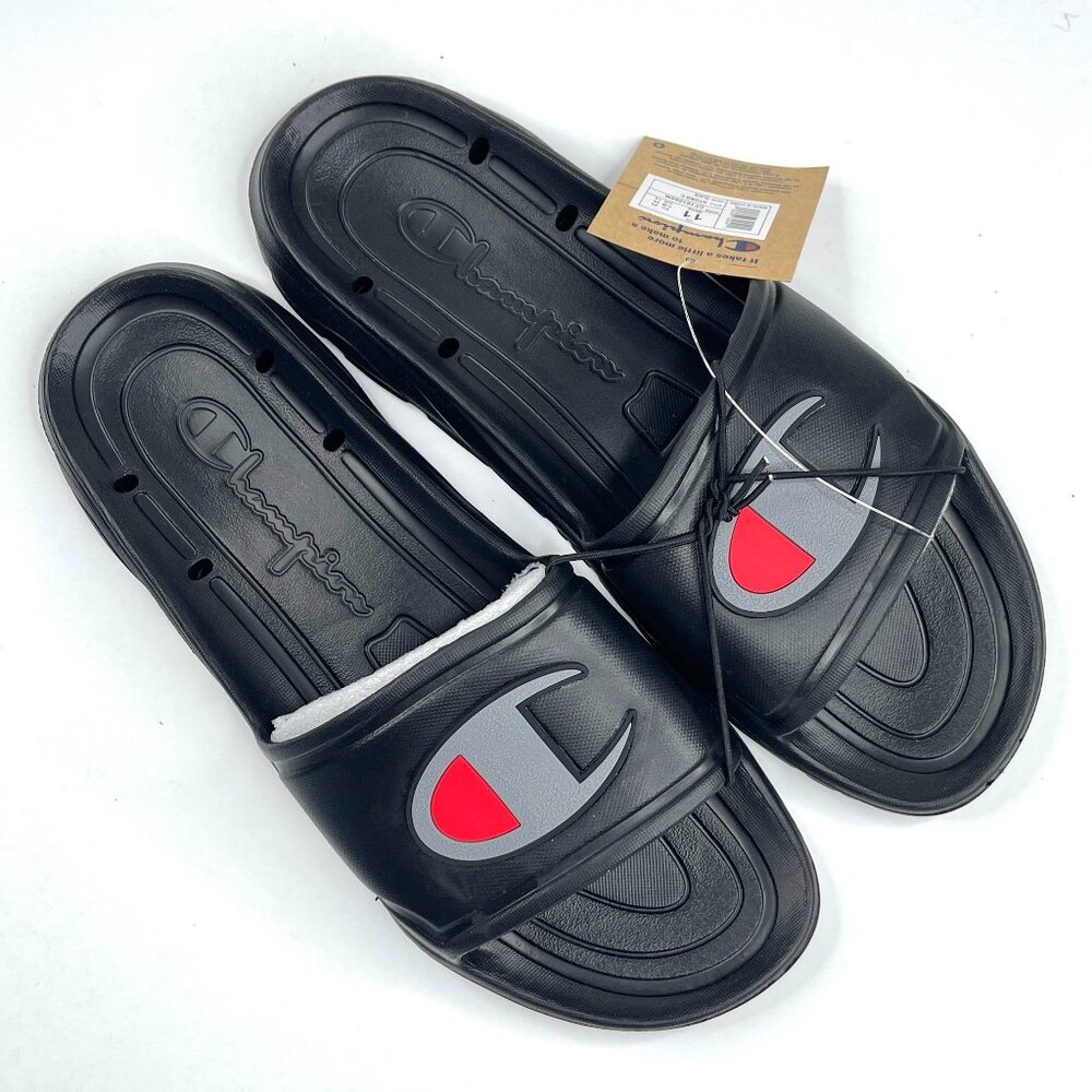 Champion Men's Slides Black Unisex